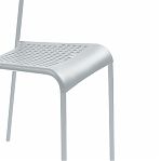Стул Nika Ника 7 СТ7/С, серый матовый, жесткое сиденье, металлокаркас, 410х475х780 мм