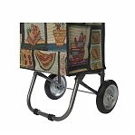 Сумка-тележка Рыжий Кот Натюрморт, хозяйственная, складная, 30 кг