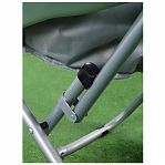 Кресло складное Green Days Гриб YTMC003D, 72х80х82 см, до 100 кг, вельвет, светло-серое 600D