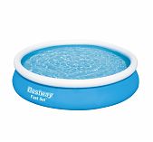 Бассейн надувной Bestway Fast Set 57274, с фильтр-насосом, голубой, 76х366 см