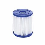 Бассейн надувной Bestway Fast Set 57274, с фильтр-насосом, голубой, 76х366 см