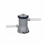 Бассейн надувной Bestway Fast Set 57376, с фильтр-насосом, серый, 84х396 см