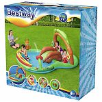 Игровой центр Bestway Playing Woods 53093, надувной, 10 мячей, 325 л, 130х199х295 см