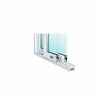 Раздвижная алюминиевая система Provedal С640, 1350х2100 мм, 3 створки, для холодного остекления, белый