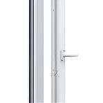 Оконный блок ПВХ 1.2х1.3 м, 70 мм стеклопакет, правый двухстворчатый, белый