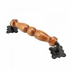 Ручка декоративная Domart, мод. 11, 012300, сталь, черная, 280 мм