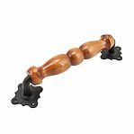 Ручка декоративная Domart, мод. 11, 012300, сталь, черная, 280 мм