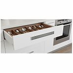 Ручка-скоба мебельная Boyard RS003SC/DBL 128. 128/160 сатиновый хром, чёрный матовый