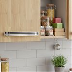 Ручка-скоба мебельная Boyard RS003SC/DBL 128. 128/160 сатиновый хром, чёрный матовый