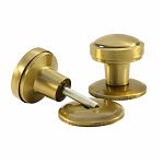 Ручка дверная Кнопка S6601, 50 мм-144g AB, металлическая, на стержне, бронза