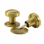 Ручка дверная Кнопка S6601, 50 мм-144g AB, металлическая, на стержне, бронза