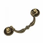 Ручка-скоба мебельная Boyard C9120, RS091AB.3/78, старинная латунь, 78 мм