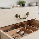 Ручка-скоба мебельная Boyard C9120, RS091AB.3/78, старинная латунь, 78 мм