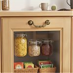 Ручка-скоба мебельная Boyard C9120, RS091AB.3/78, старинная латунь, 78 мм