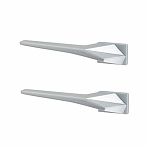 Ручки дверные Code Deco Fusion H-100155-A-CRS, алюминий, сатинированный хром