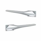 Ручки дверные Code Deco Fusion H-100155-A-CRS, алюминий, сатинированный хром