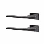 Ручки дверные Code Deco Fusion H-100156-A-BLM, алюминий, черный матовый