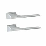 Ручки дверные Code Deco Fusion H-100156-A-CRS, алюминий, сатинированный хром