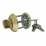 Накладка-фиксатор Maxi Locks RW1ET PB/CP с ключом, полированная латунь, хром