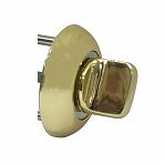 Накладка-фиксатор Maxi Locks RW1ET PB/CP с ключом, полированная латунь, хром