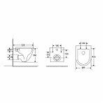 Унитаз подвесной Grossman GR-4411B чёрный