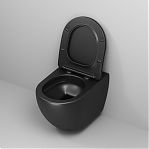 Унитаз подвесной Grossman GR-4411B чёрный