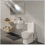 Унитаз напольный Sanita Luxe Best comfort WC.CC/Best/2-DM/WHT.G/S1, белый
