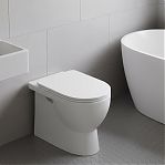 Унитаз  напольный Sanita luxe Art Comfort 248464, с бачком и сиденьем, белый