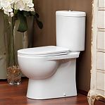 Унитаз  напольный Sanita luxe Art Comfort 248464, с бачком и сиденьем, белый