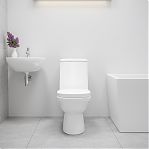 Унитаз напольный Sanita luxe Next Comfort 248465, с бачком и сиденьем, белый