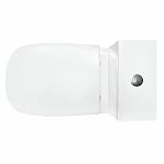 Унитаз напольный Sanita luxe Quadro Slim 248460, с бачком и сиденьем, белый