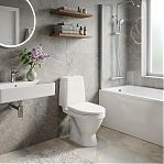 Унитаз-компакт напольный Sanita Лада WC.CC/Lada/1-P/WHT.G/S1, 248494, белый