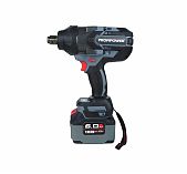 Гайковерт аккумуляторный бесщеточный Profipower T-1200N, 18 В, 1200 Hм, 1акк х 6Ah, з.у