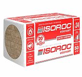 Утеплитель Isoroc Изолайт для перегородок, стен 100х600х1000 мм, 2.4 кв.м, 4 плиты