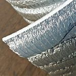 Утеплитель Тепофол В фольга, вспененный полиэтилен, двусторонний, 5 мм, ширина 1050 мм, на отрез от 1 п.м