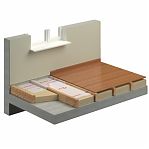 Утеплитель Rockwool Лайт Баттс для перекрытий, стен 100х600х1000 мм, 3 кв.м, 5 плит