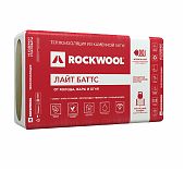 Утеплитель Rockwool Лайт Баттс для перекрытий, стен 100х600х1000 мм, 3 кв.м, 5 плит
