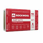 Утеплитель ROCKWOOL Лайт Баттс 50х600х1000 мм 6 кв.м, 10 плит