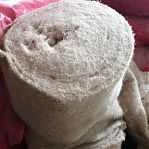 Пакля Лен-джут строительная, для стен и полов, толщина 8-10 мм, 0.15х10 м, в рулоне