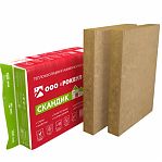 Утеплитель Rockwool Скандик для стен, пола, перекрытий, 100х600х800 мм, 2.88 кв.м, 6 плит