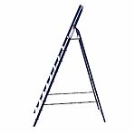 Лестница-стремянка Алюмет 9 ступеней, 1 секция, стальная, нагрузка до 150 кг