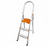 Лестница-стремянка Эйфель Мечта 103, 3 ступени, 1 секция, алюминиевая, нагрузка до 150 кг