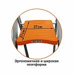 Лестница-стремянка Эйфель Мечта 106, 6 ступеней, 1 секция, алюминиевая, нагрузка до 150 кг