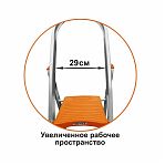 Лестница-стремянка Эйфель Мечта 106, 6 ступеней, 1 секция, алюминиевая, нагрузка до 150 кг