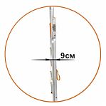 Лестница-стремянка Эйфель Мечта 106, 6 ступеней, 1 секция, алюминиевая, нагрузка до 150 кг