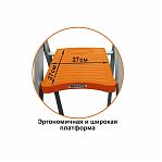 Лестница-стремянка Эйфель Мечта 107, 7 ступеней, 1 секция, алюминиевая, нагрузка до 150 кг