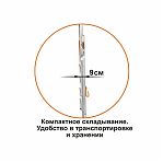 Лестница-стремянка Эйфель Мечта 107, 7 ступеней, 1 секция, алюминиевая, нагрузка до 150 кг
