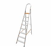 Лестница-стремянка Эйфель Мечта 108, 8 ступеней, 1 секция, алюминиевая, нагрузка до 150 кг