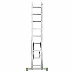 Лестница-стремянка Высота VL2-9, 9 ступеней, 2 секции, алюминиевая, нагрузка до 150 кг