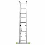 Лестница-стремянка Высота VL2-9, 9 ступеней, 2 секции, алюминиевая, нагрузка до 150 кг